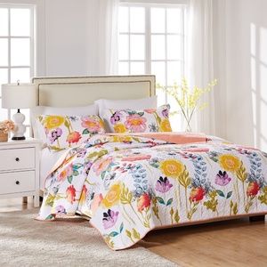 Greenland Home Watercolor Dream 3-piece Cotton Qui